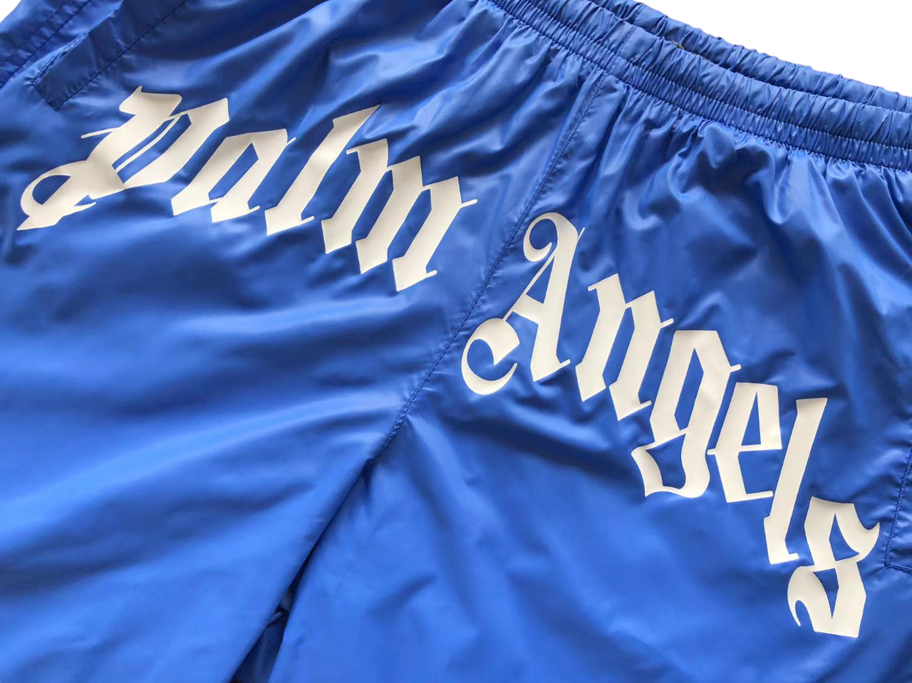 Palm Angels blue short