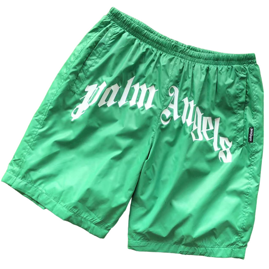 Palm Angels green short