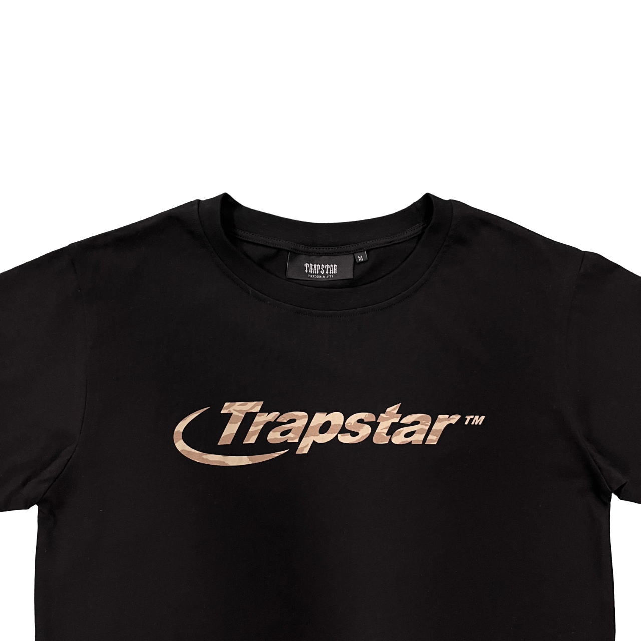 Trapstar t-shirt tiger camo tee black - CopDripStar