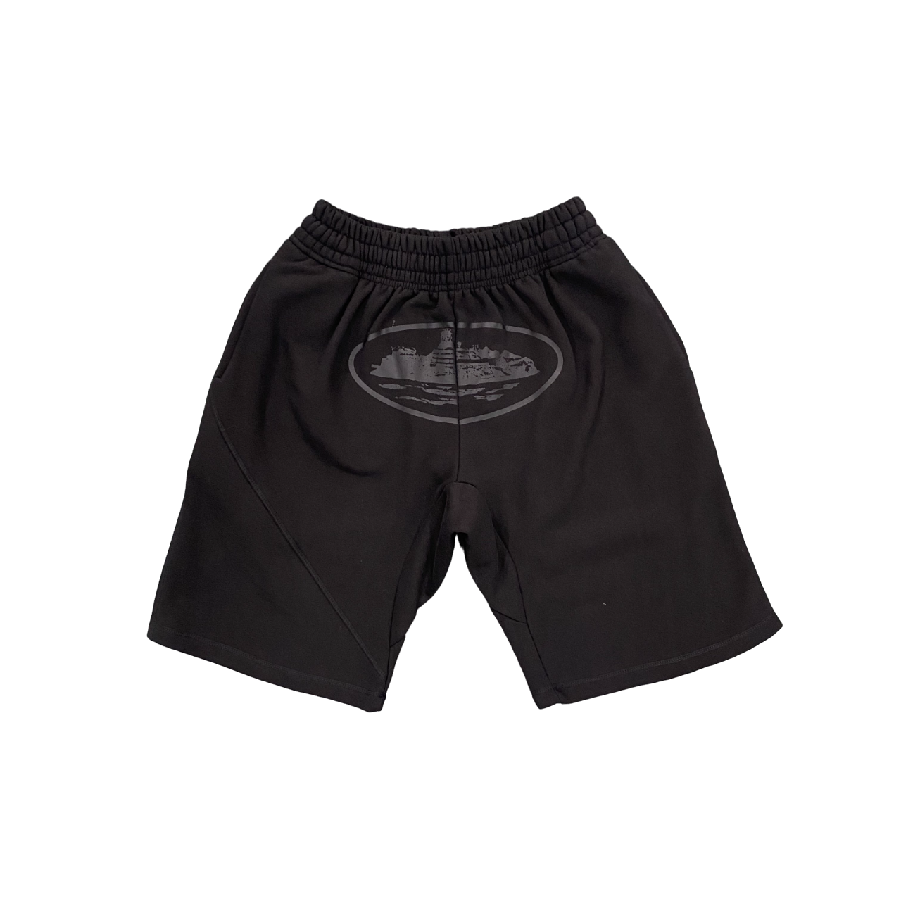 corteiz basic shorts total black - CopDripStar