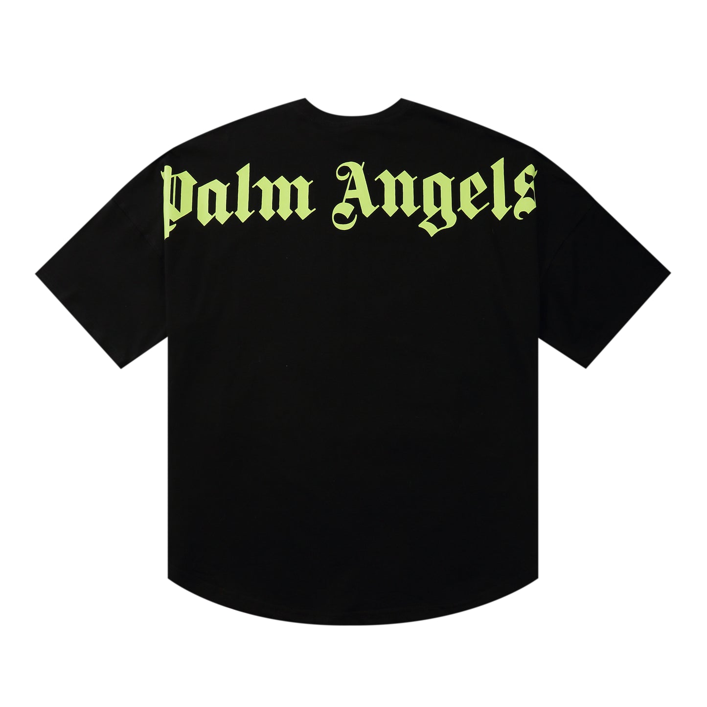 Palm Angels black/yellow back logo