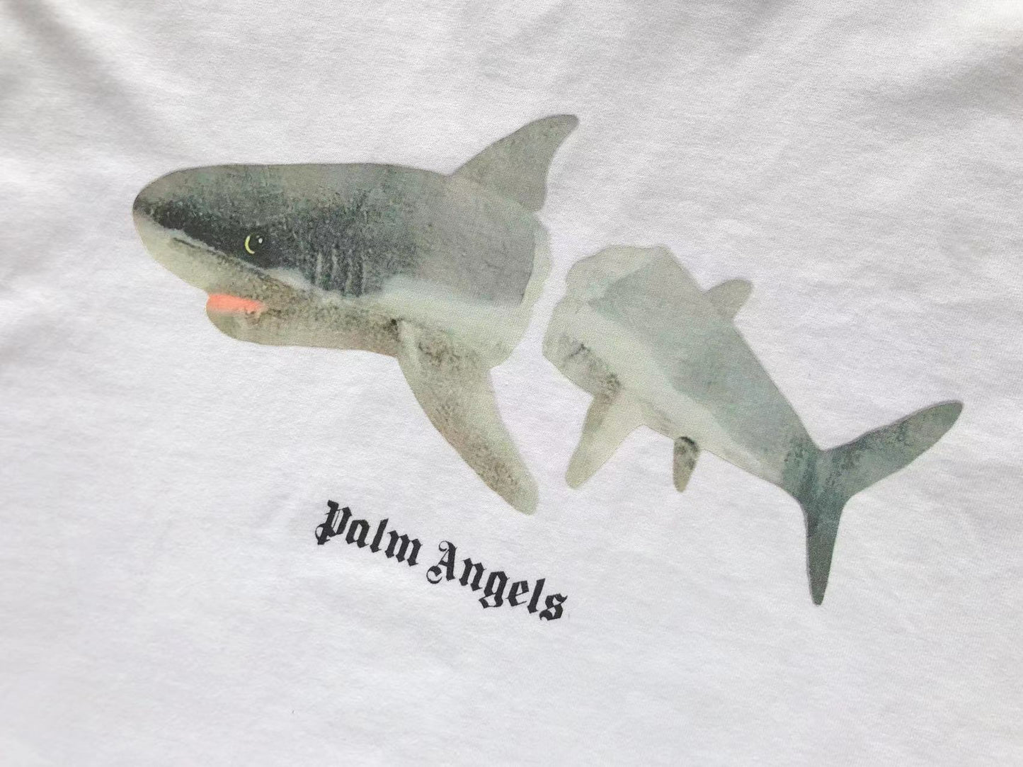 Palm Angels shark white