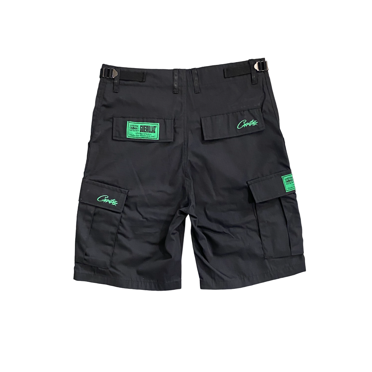 cargo shorts corteiz black/green - CopDripStar