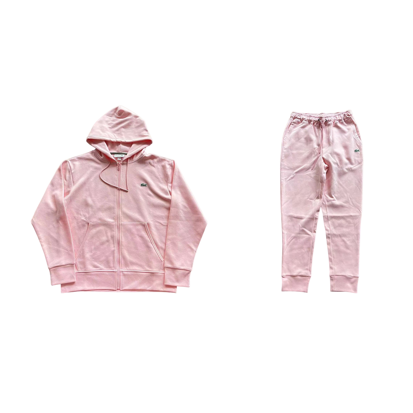 Lacoste pink tracksuit