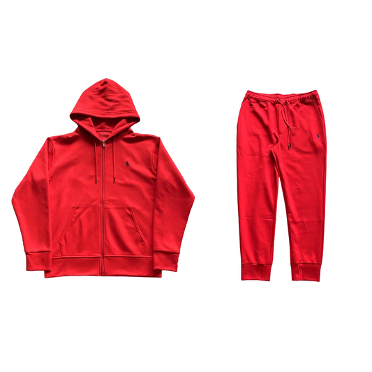 Ralph Lauren red tracksuit