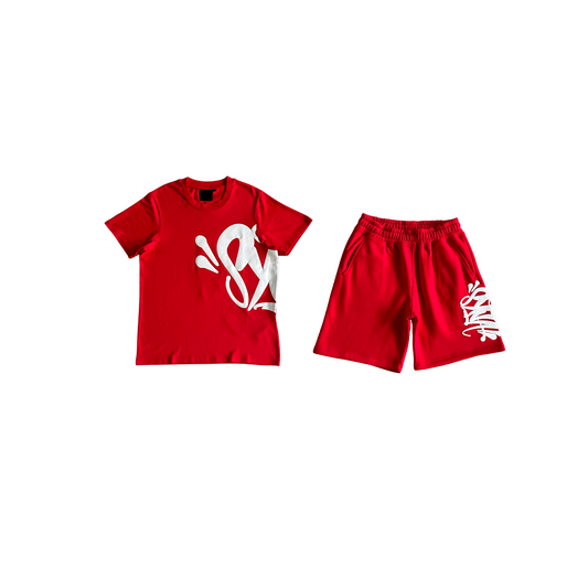 Syna world red short set